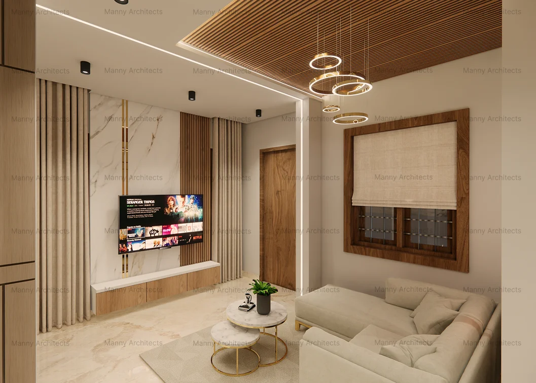 Living area — open plan ground floor with considered furniture placement
